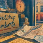 Street shop Nice Gambetta : pancarte vitrine et repérage boutique à Nice