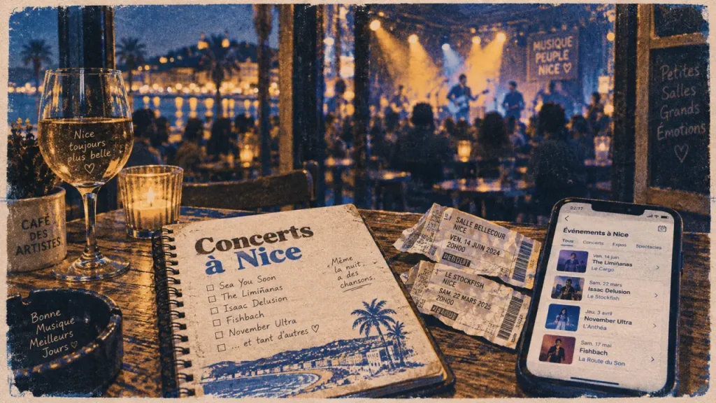 Gigs in Nice France : billets et dates de concert fiables