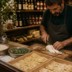 Meilleure épicerie italienne Nice : vitrine et produits italiens frais