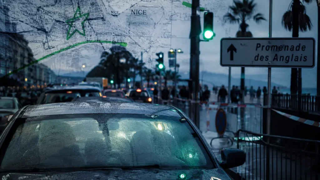 Trajet manifestation nice aujourd'hui, Promenade des Anglais bloquée